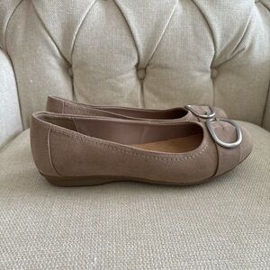 Xappeal Tan Loafers with Silver Accent